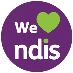 We love NDIS badge